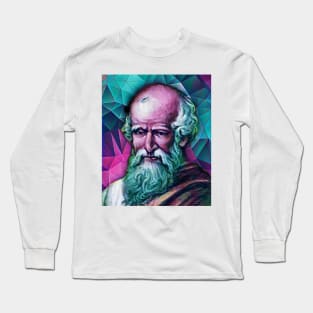 Archimedes Portrait | Archimedes Artwork 4 Long Sleeve T-Shirt